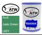 Preview: Audi, Jade Green, L60Y: 500ml Lackdose, von ATW Autoteile West.